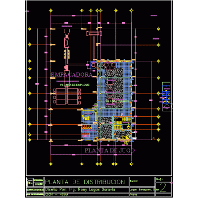 Planta industrial procesadora de jugo
