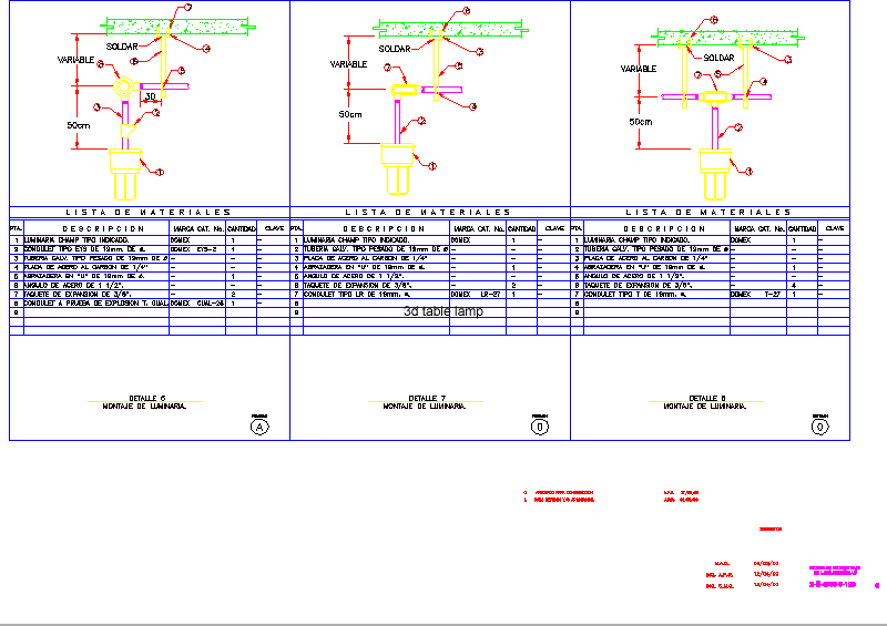 Lighting assembly details