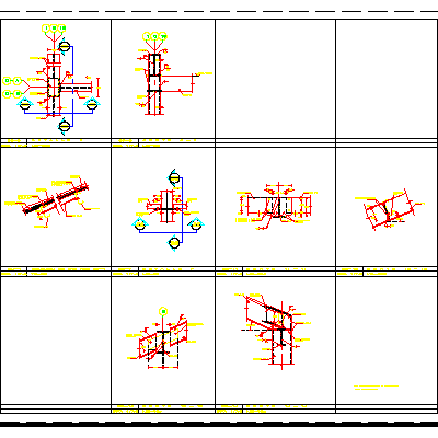 Detalles de placas en estructura metalica; uniones y soldaduras.