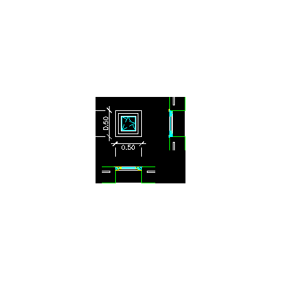 Simple Window in Section and Plan