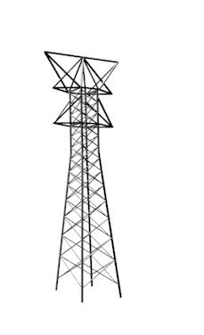 Torre electrica 3d