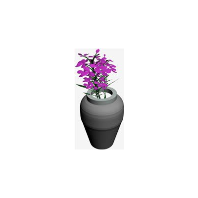 Jarron con flores