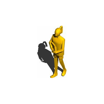 Figura Femenina con Libro 3D