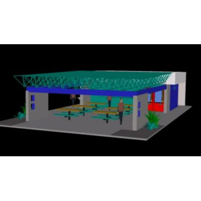 Cafeteria 3d