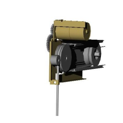 Retractor de Cable Suspenso 3D