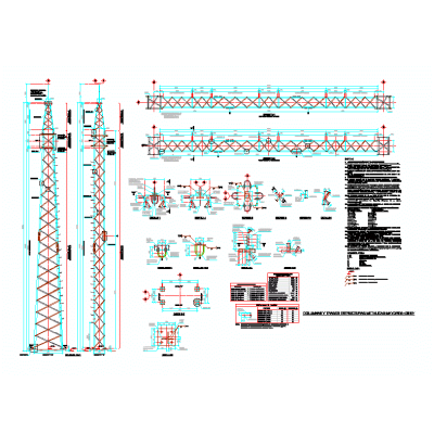 Major structures - columns and beams 400kv