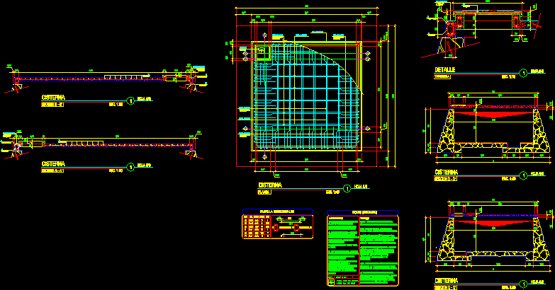 Water Cistern In AutoCAD | CAD library