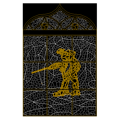 Diseno de Vitral Minero