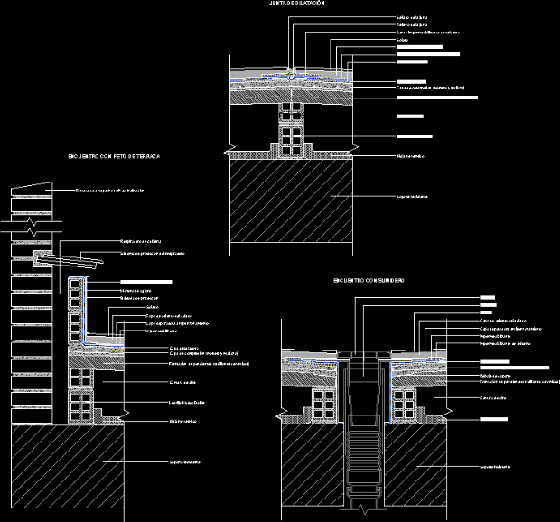 Konstruktionsdetails: Begehbares Flachdach im katalanischen Stil
