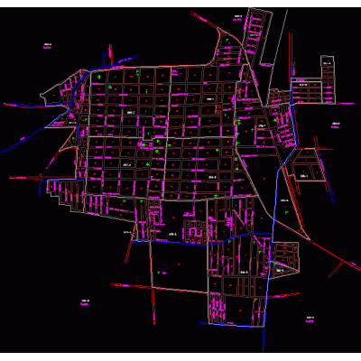 Plano Urbano de Santa Cruz de Juventino Rosas