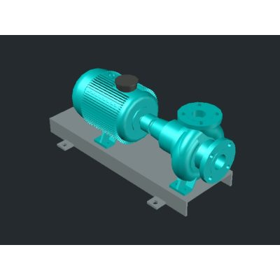 pompe à moteur 3d