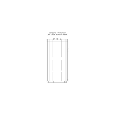 Deposito Acumulador 500L Acero Inoxidable