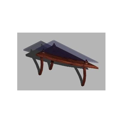 Coffee Table with Elegant Glass Top