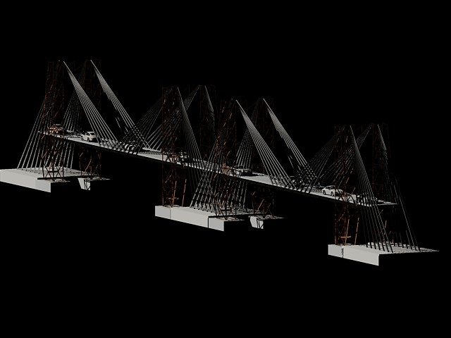 3D-Fahrzeugbrücke