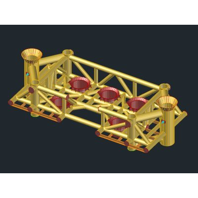 Estructura de templete submarino hok-a