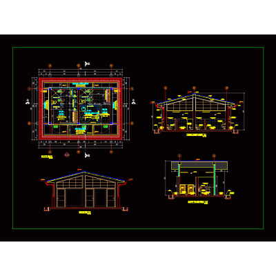 Modulo de servicios higienicos - detalles de ss.hh.