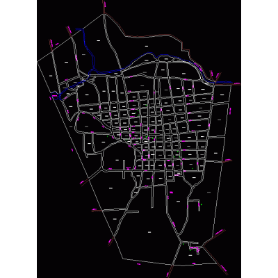 Plano Urbano de Santa Ana Atzacan