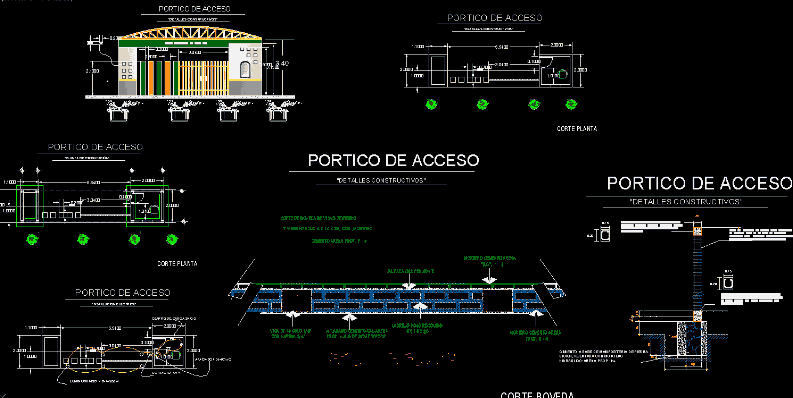 Portico-Baseballfeld