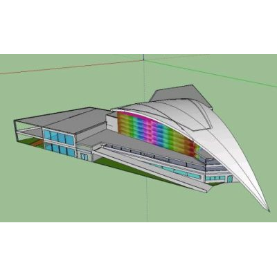 Centro rental 3d skp