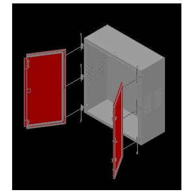 Tablero de chapa 3d