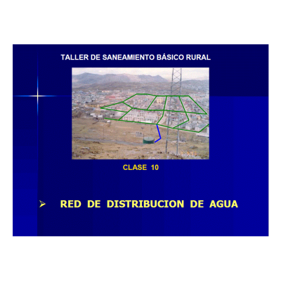 Red de distribucion de agua