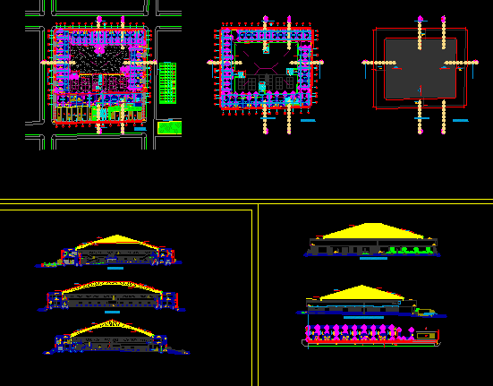 Architecture du marché Pallan 100 complète