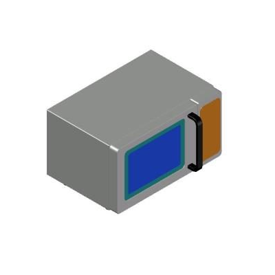 microwave in 3d
