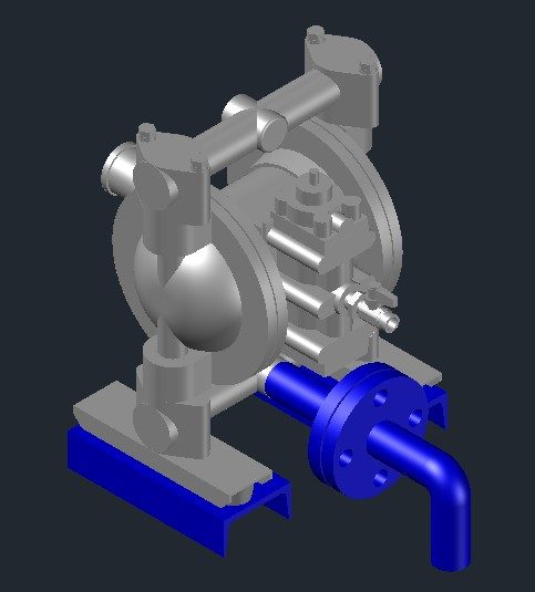 Diaphragm pump for water
