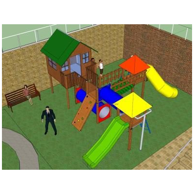Parque infantil 3d