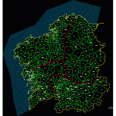 Mapa concellos galicia