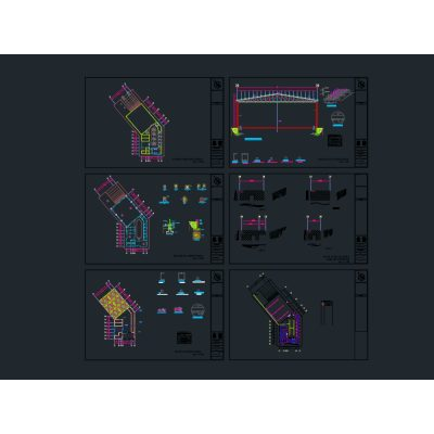 Nave industrial; detalles de estructurales