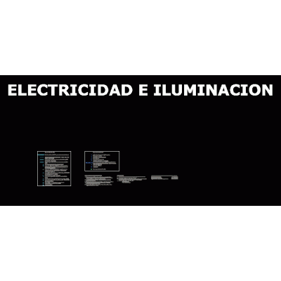 Leyenda de instalacion electrica e iluminacion