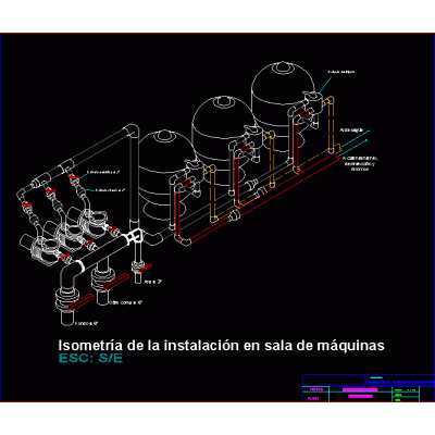 Isometrico instalaciones mecanicas