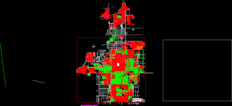 Plan complet de la ville d'obregon