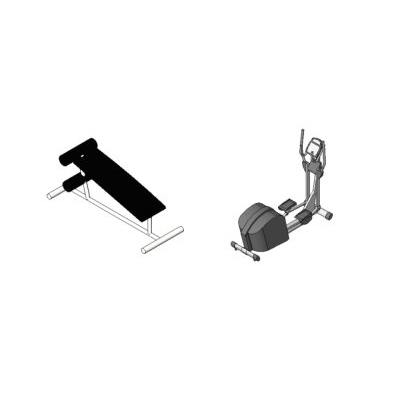 Equipos y maquinas para entrenamiento en gimnasio