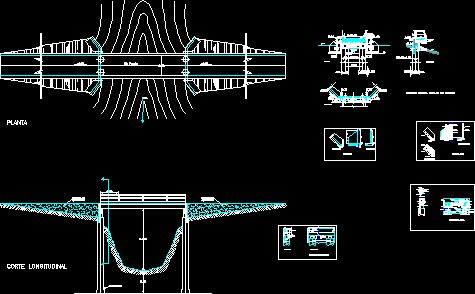 Detalhe construtivo da ponte