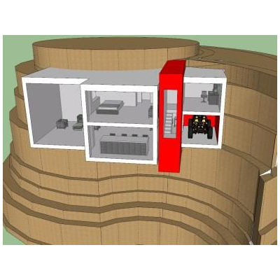 Casa Voladiza en el Acantilado