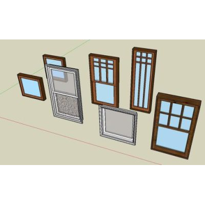 Ventanas 3d skp