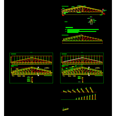 Cabriada Metálica para Techo en AutoCAD