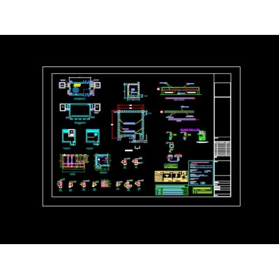 Reinforced concrete substation plan