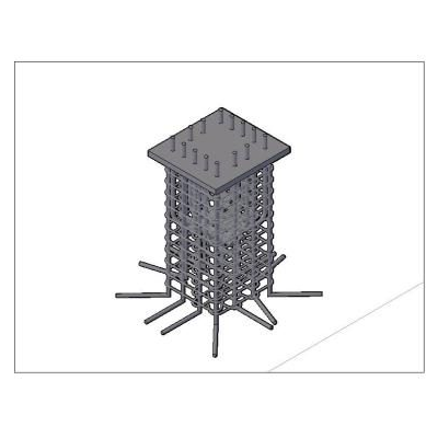 Despiece pedestal 3d
