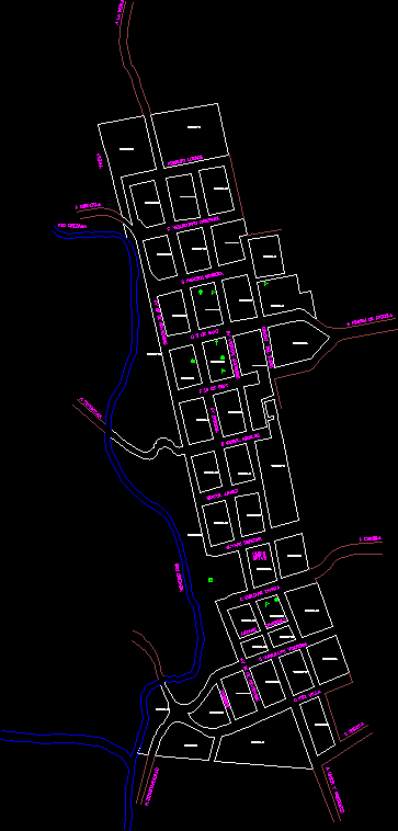 Map of the municipality of Mariano Escobedo Atzacan Veracruz