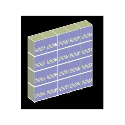 Compact 3D Lockers