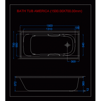 Elegante Banera America