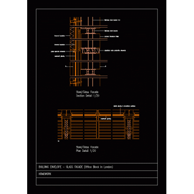 Fachada Vidrio/Acero: Detalles Constructivos