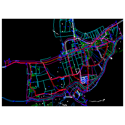 Mapa Urbano de Pahuil, Valle del Elqui