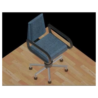 Silla oficina 3d