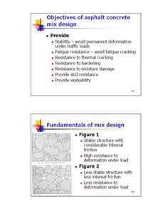 Asfalto calcestruzzo mix design pdf