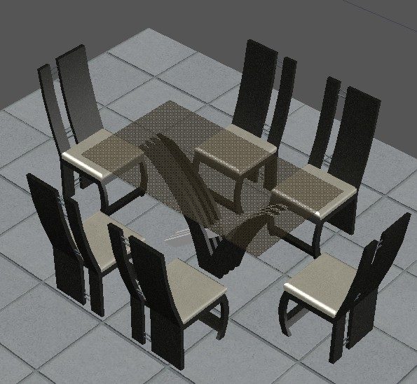 sala de jantar 3D