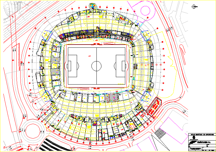 Plano de estadio